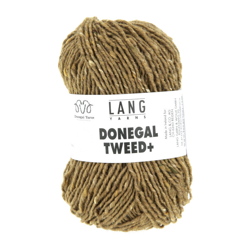 LANG Yarns Donegal Tweed + kleur 0050 messing