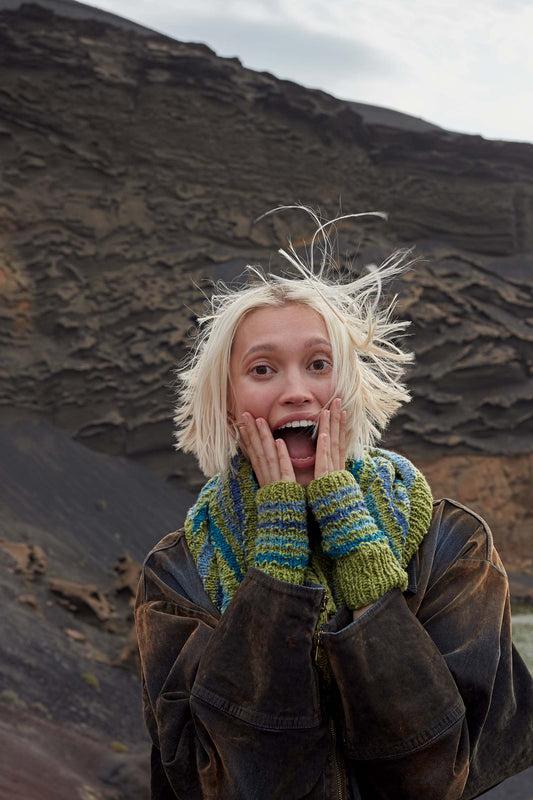 Breipakket polswarmers Jina & col Jael