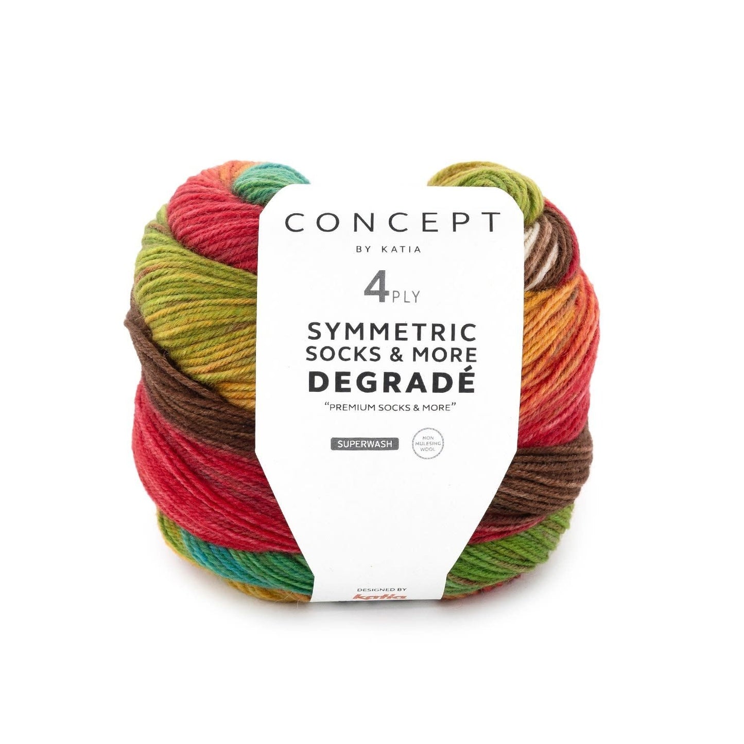 Katia 4-Draads Sokkengaren Degradé Sym Socks 85 – unieke effecten voor brei- en haakprojecten