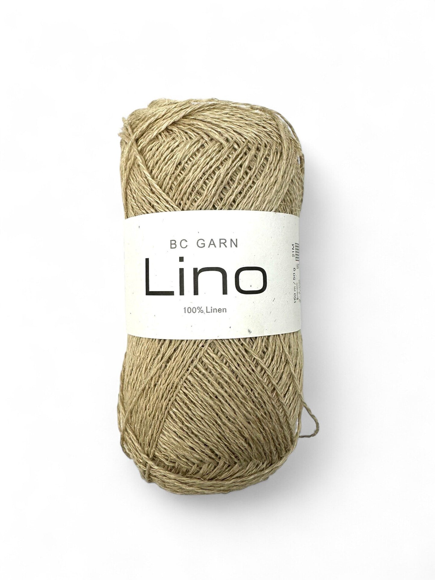 BC Garn Lino in Natural Beige β Natuurlijk en subtiel glanzend linnen garen