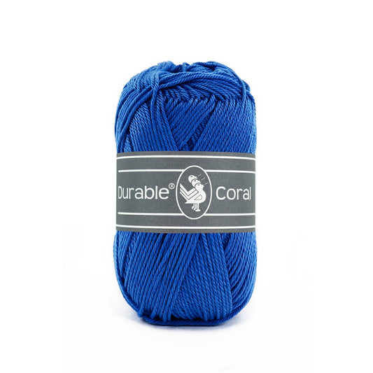 DURABLE Coral haakgaren in 2103 cobalt - ideaal voor amigurumi en dekens