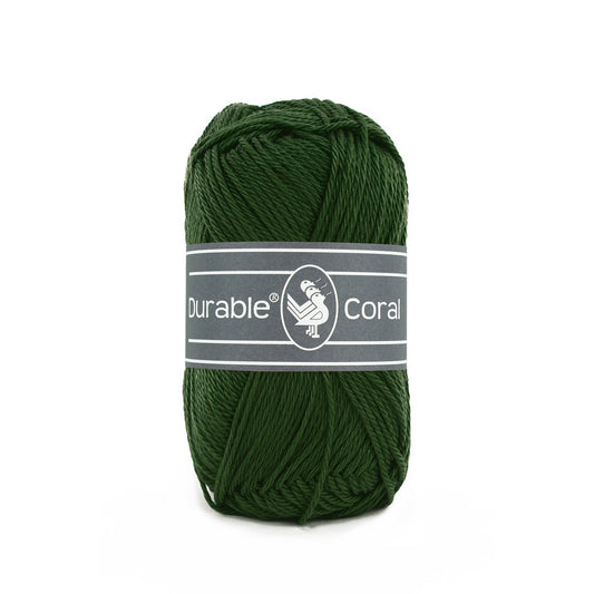 DURABLE Coral sokkengaren in 2150 forest green - perfect voor zomerse projecten