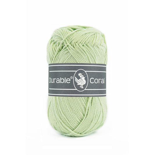 DURABLE Coral haakgaren in 2158 light green - ideaal voor gedetailleerde projecten