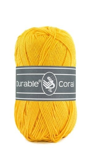 DURABLE Coral sokkengaren in 2183 Egg Yolk - perfect voor zomerse projecten