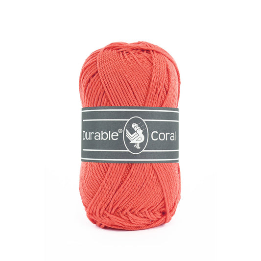 DURABLE Coral sokkengaren in 2190 coral - perfect voor zomerse projecten
