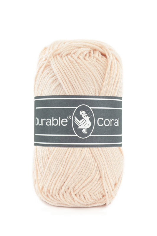 DURABLE Coral breigaren in 2191 pale peach - veelzijdig en hoogwaardig katoen