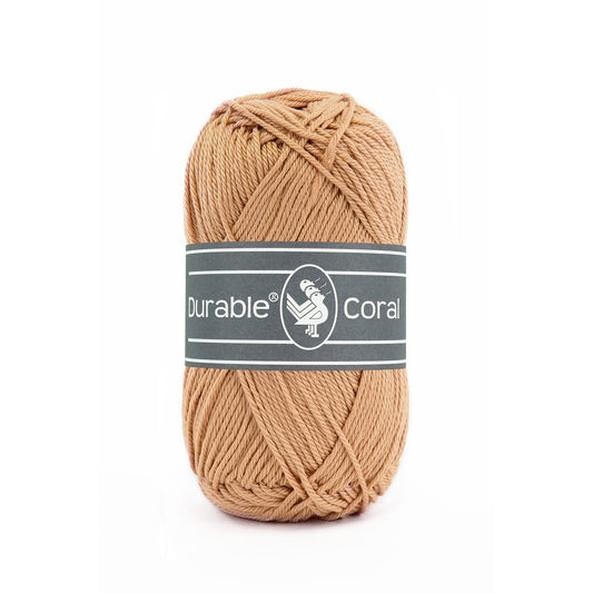 DURABLE Coral sokkengaren in 2209 camel - perfect voor breien en haken