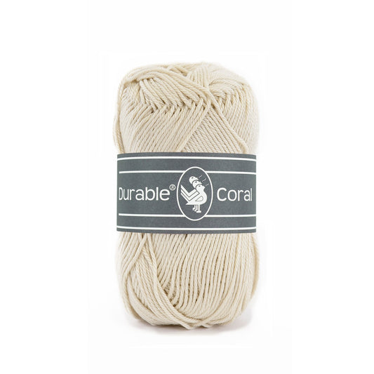 DURABLE Coral sokkengaren in 2212 linen - perfect voor zomerse projecten