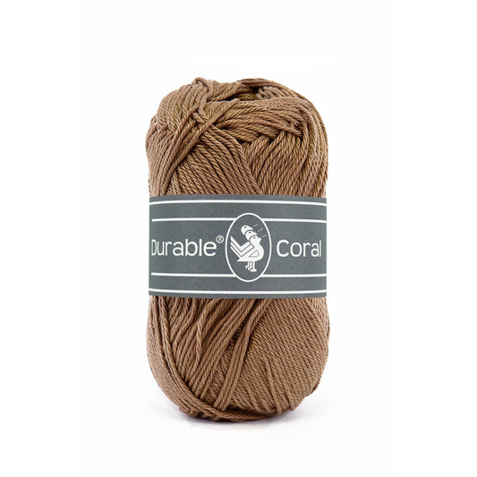 DURABLE Coral haakgaren in 2218 hazelnut - ideaal voor gedetailleerde projecten