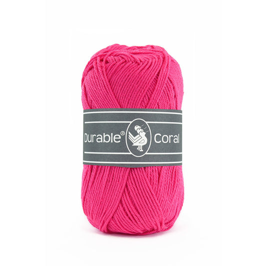 DURABLE Coral breigaren in 236 fuchsia - zacht en glanzend katoen