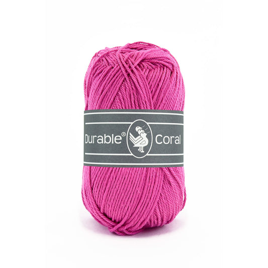 DURABLE Coral sokkengaren in 241 magenta - perfect voor zomerse projecten