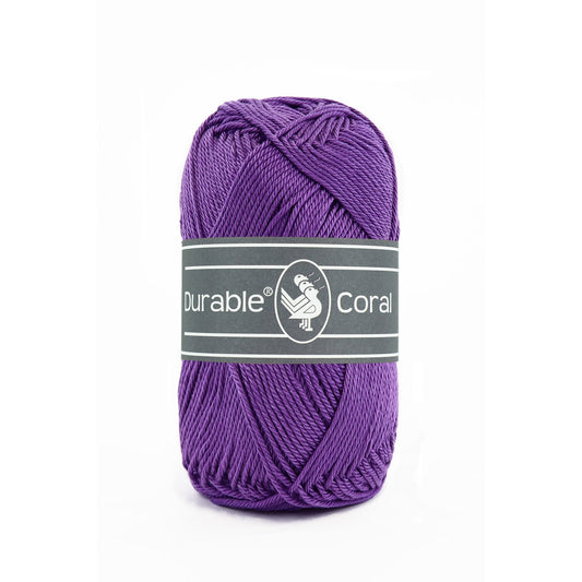 DURABLE Coral haakgaren in 270 purple - ideaal voor amigurumi