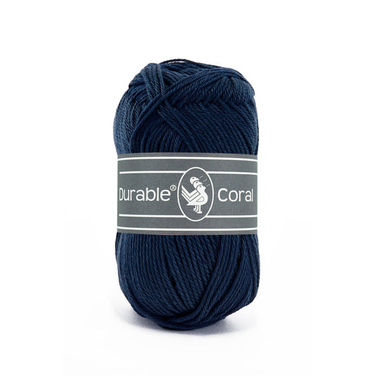 DURABLE Coral sokkengaren in 321 navy - perfect voor zomerse projecten