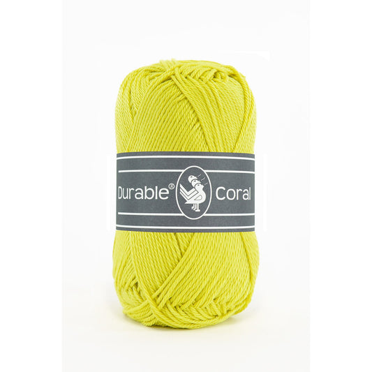 DURABLE Coral haakgaren in 351 light lime - ideaal voor gedetailleerde projecten