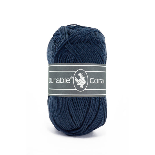DURABLE Coral haakgaren in 370 jeans - ideaal voor amigurumi