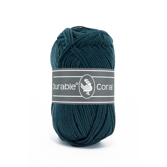 DURABLE Coral breigaren in 375 petrol - veelzijdig en hoogwaardig katoen