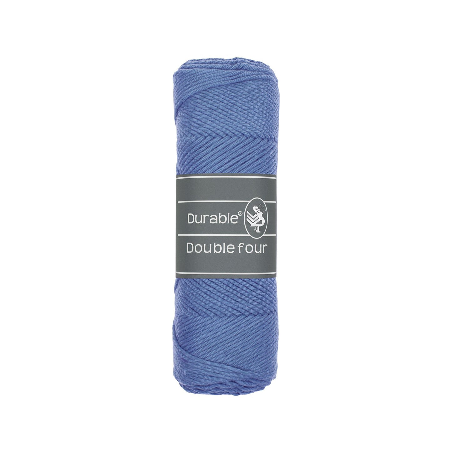 DURABLE Double Four in Lake Blue – dikke katoendraad voor gehaakte dekens en homedeco