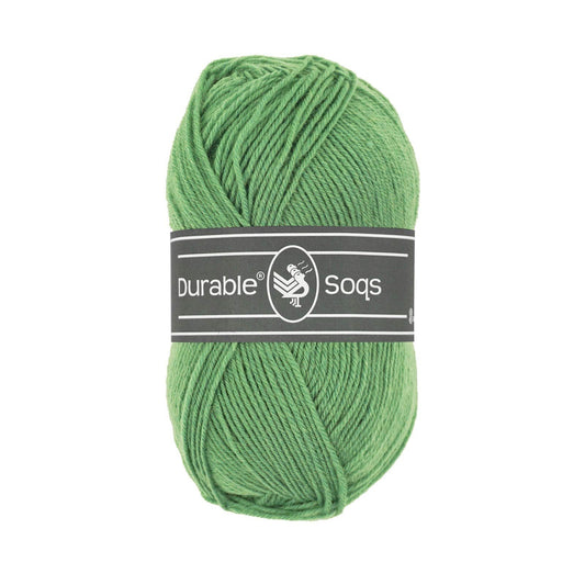 DURABLE Soqs in Dark mint - Duurzaam en comfortabel brei- en haakgaren