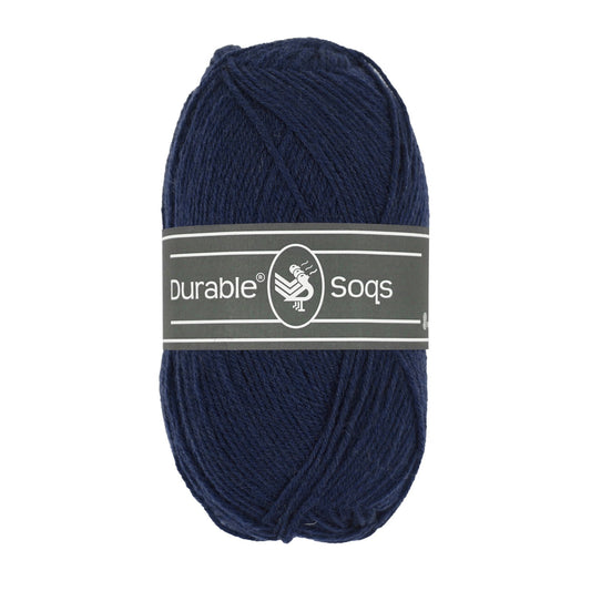 DURABLE Soqs in Night blue - Duurzaam en comfortabel brei- en haakgaren