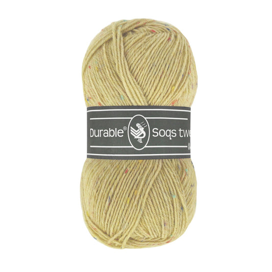 Durable Soqs Tweed in Bleached Sand - ideaal voor breien en haken