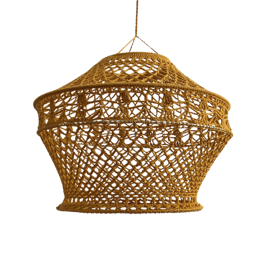 Haakpakket lamp Sinne – metalen ring en Durable Coral garen voor sfeerlantaarn