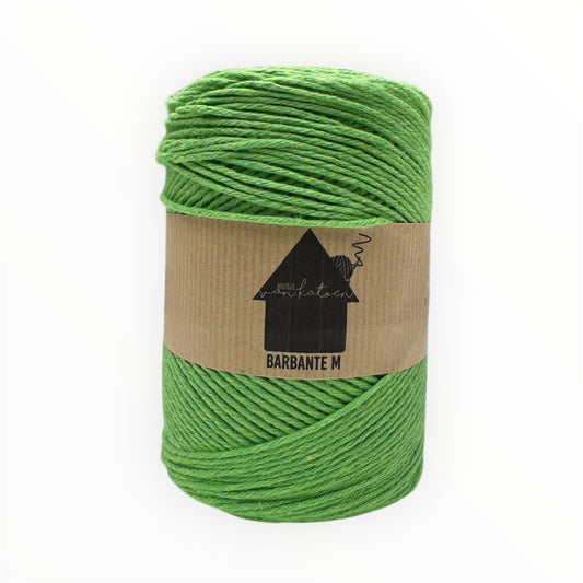 Huisje van Katoen Barbante M in Doe maar groen - 100% gerecycled katoengaren
