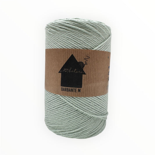 Huisje van Katoen Barbante M in Early Dew Pastel - 100% gerecycled katoengaren