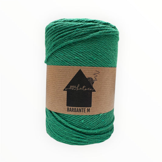 Huisje van Katoen Barbante M in Yucca Groen - 100% gerecycled katoengaren