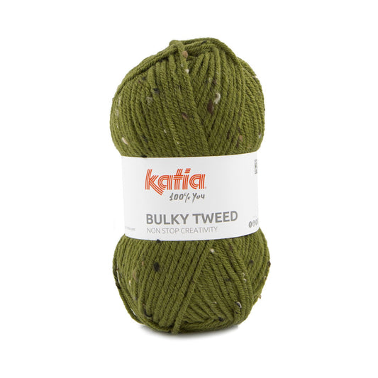 Katia Bulky Tweed breigaren in kleur 209 - stoer gespikkeld garen