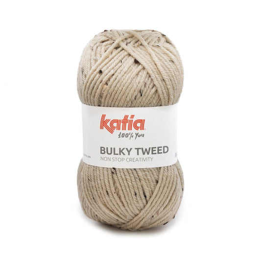 Katia Bulky Tweed breigaren in kleur 216 - stoer gespikkeld garen