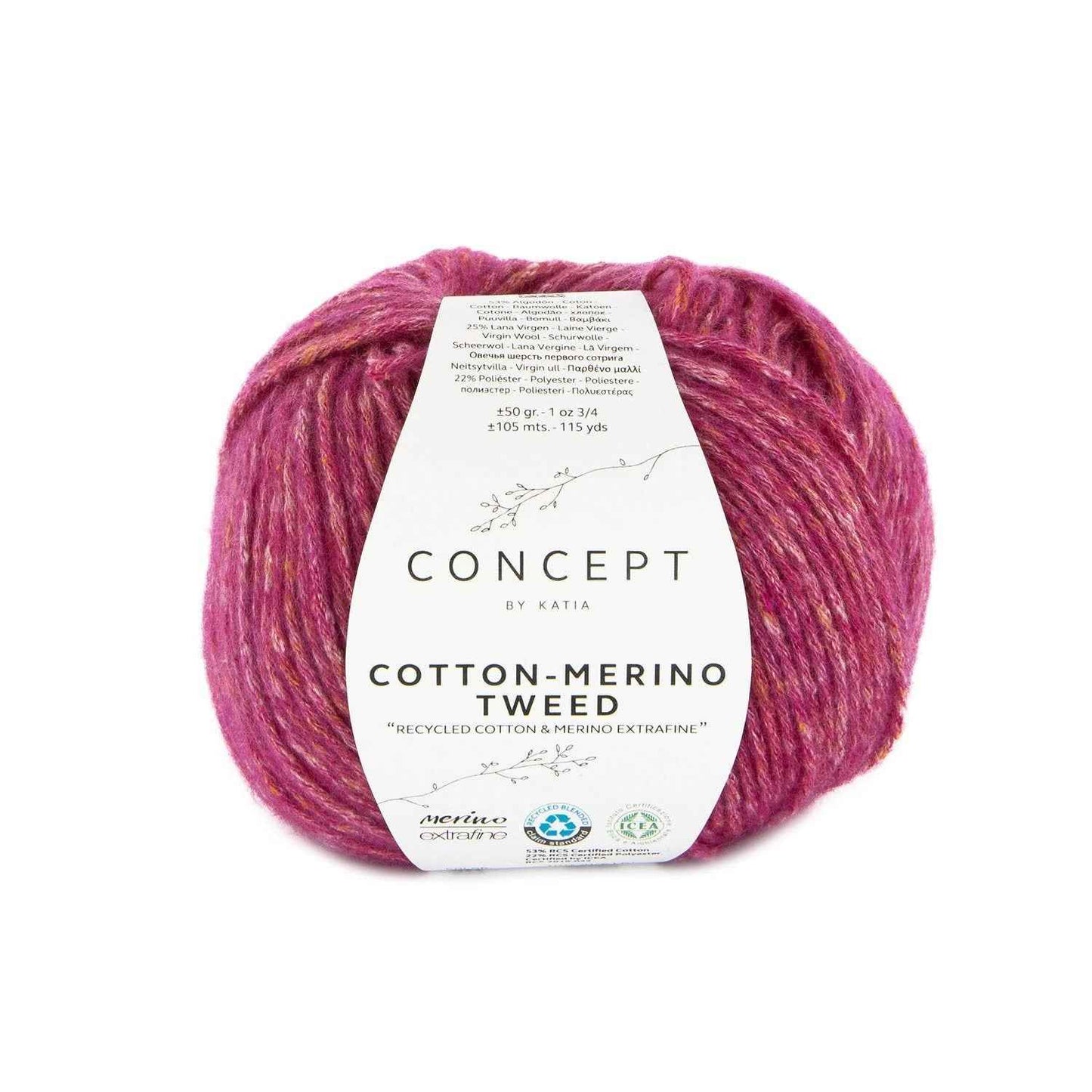 Cotton-Merino Tweed