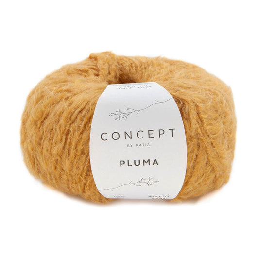 Katia Concept Pluma in 89 koperbruin - unieke textuur voor persoonlijke ontwerpen