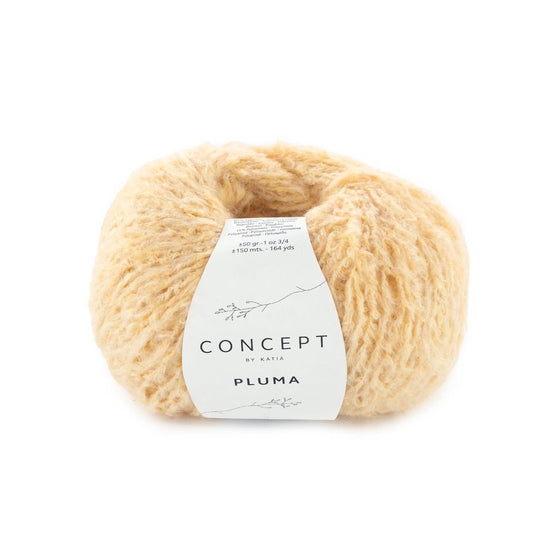 Katia Concept Pluma in 96 perzik - zachte textuur voor comfortabele kleding