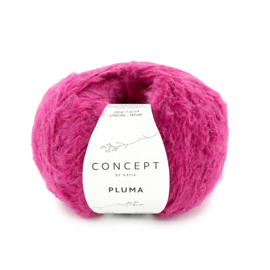 Katia Concept Pluma in 97 fuchsia - ideale keuze voor brei- en haakprojecten