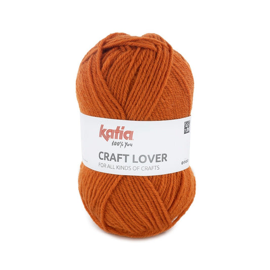 Katia Craft Lover haakgaren oranje - warm en zacht voor al je creaties