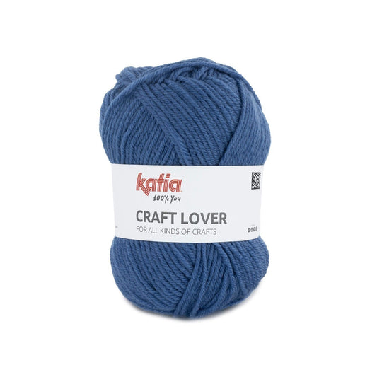 Katia Craft Lover sokkengaren middenblauw - eenvoudig te wassen en onderhouden