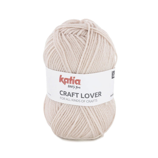 Katia Craft Lover sokkengaren zandgeel - perfect voor grote projecten