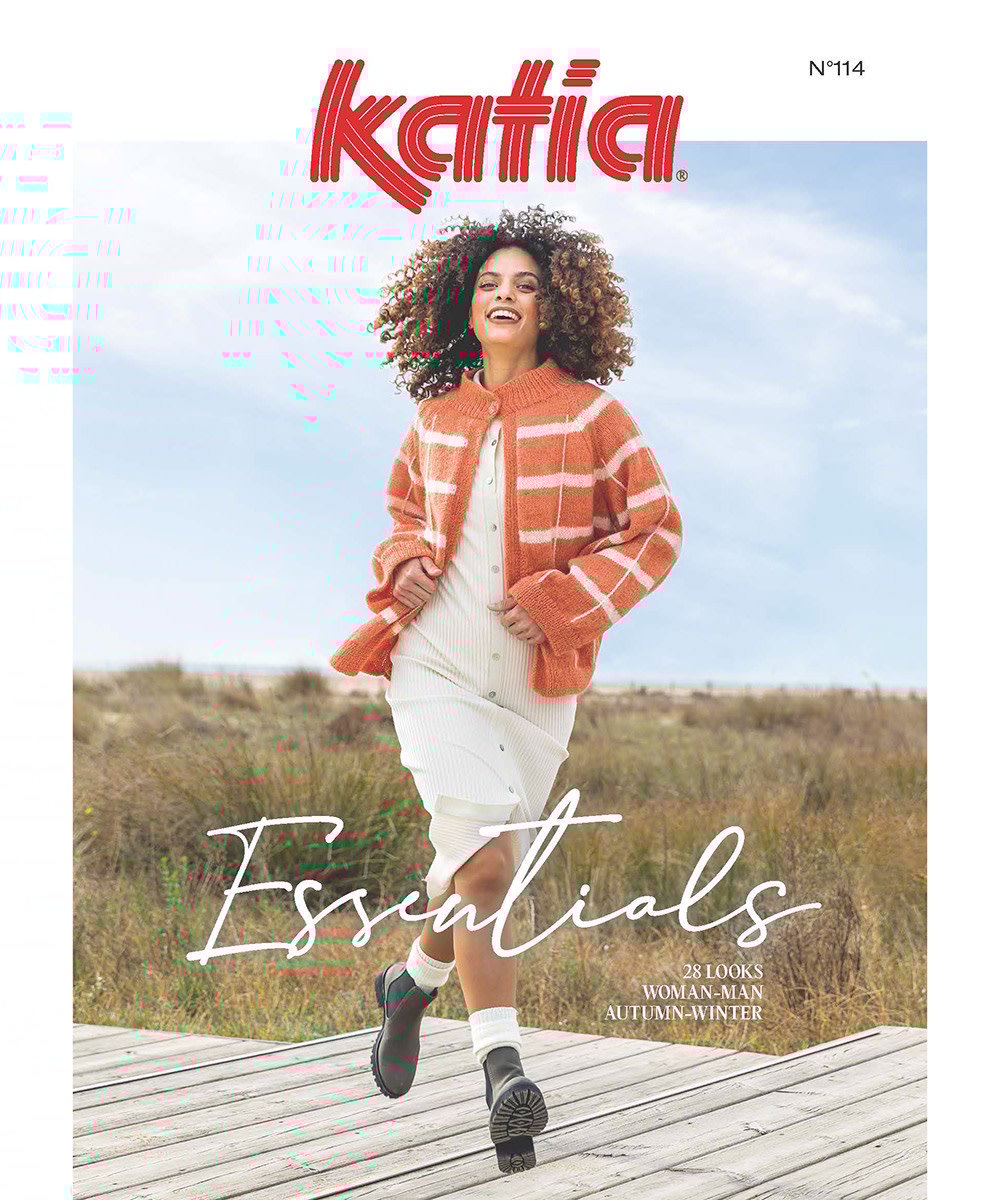 Katia Essentials 114 Magazine - gedrukt tijdschrift met brei- en haakpatronen