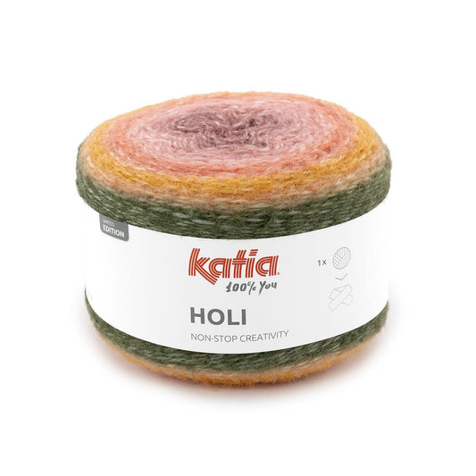 Katia Holi breigaren kleur 504 – speels en warm gemêleerd garen voor winterprojecten