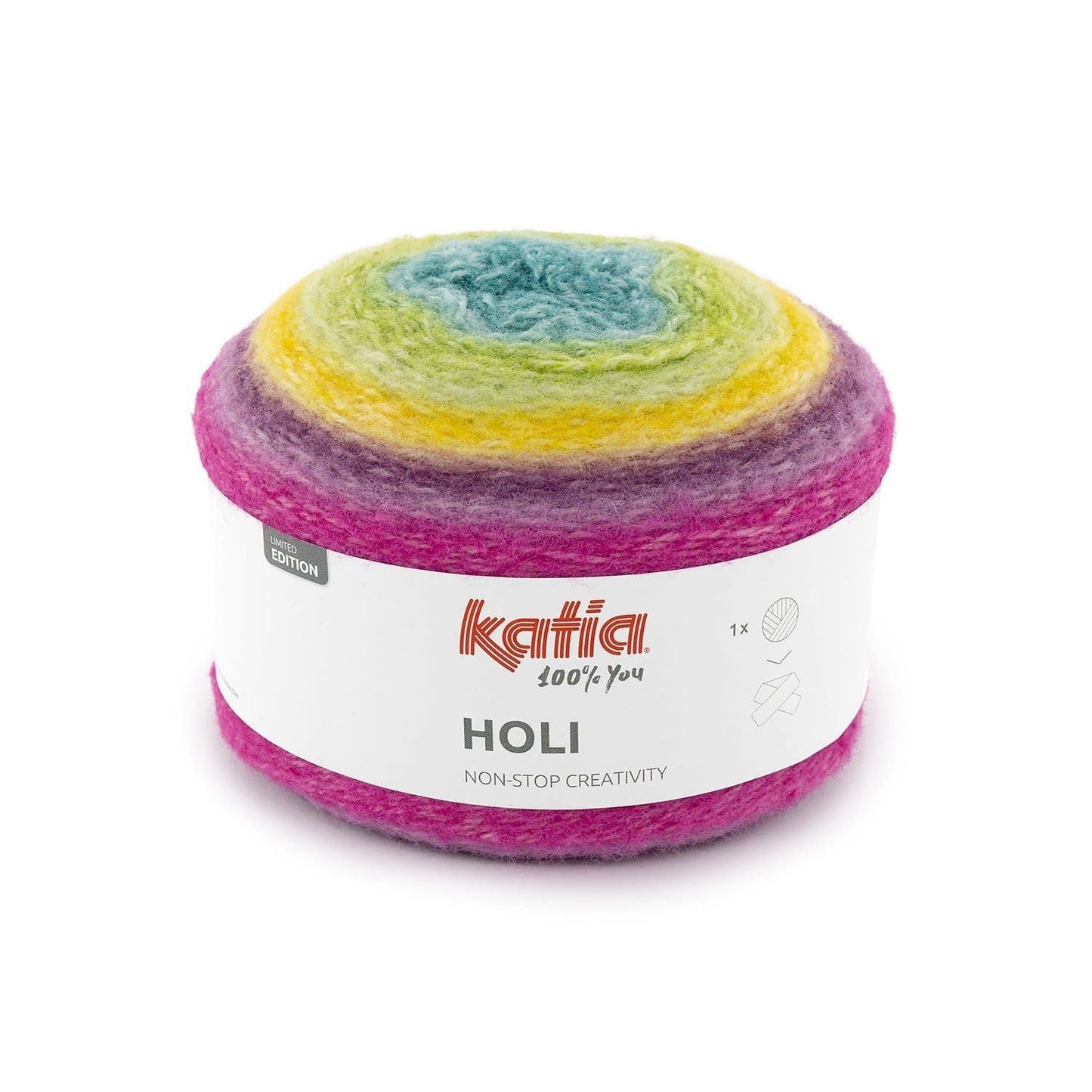 Katia Holi breigaren kleur 506 – speels en warm gemêleerd garen voor winterprojecten