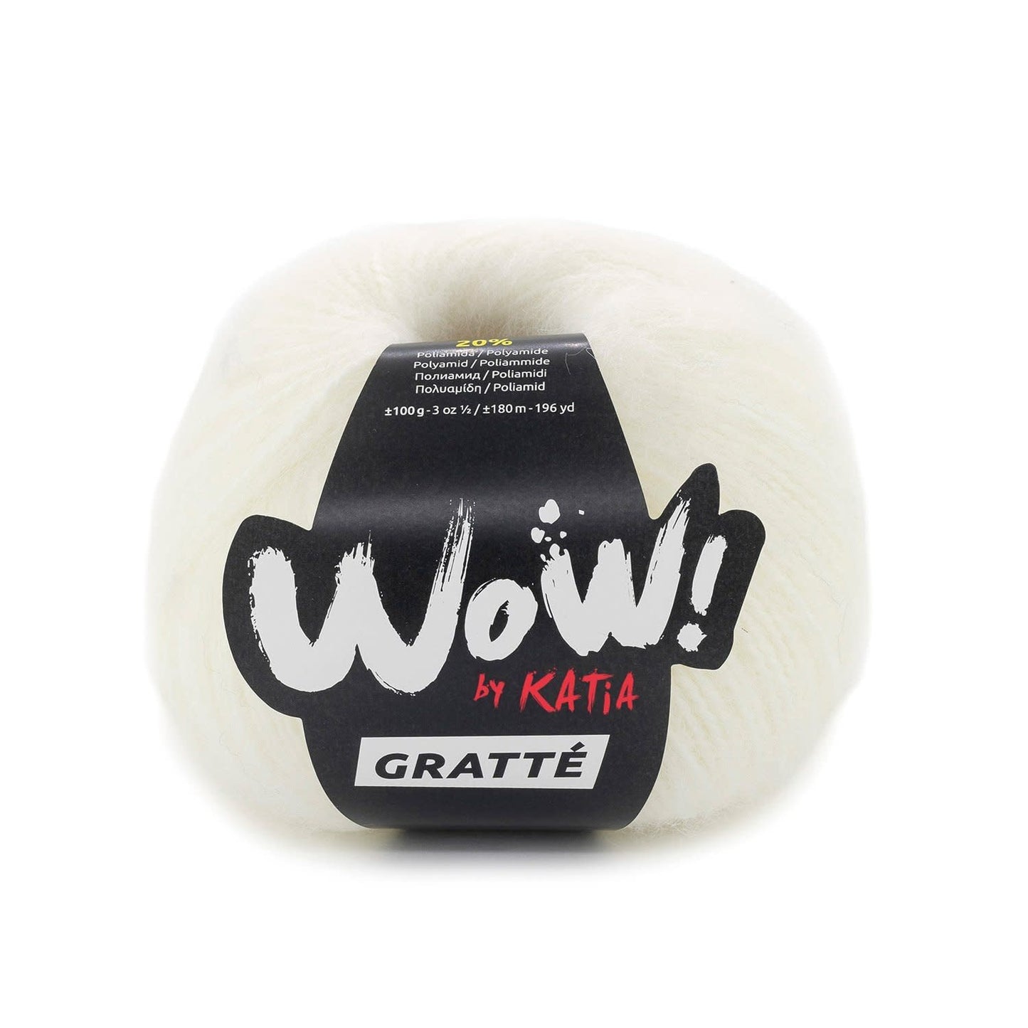 Katia WOW! Gratté breigaren in ecru - perfect voor unieke ontwerpen