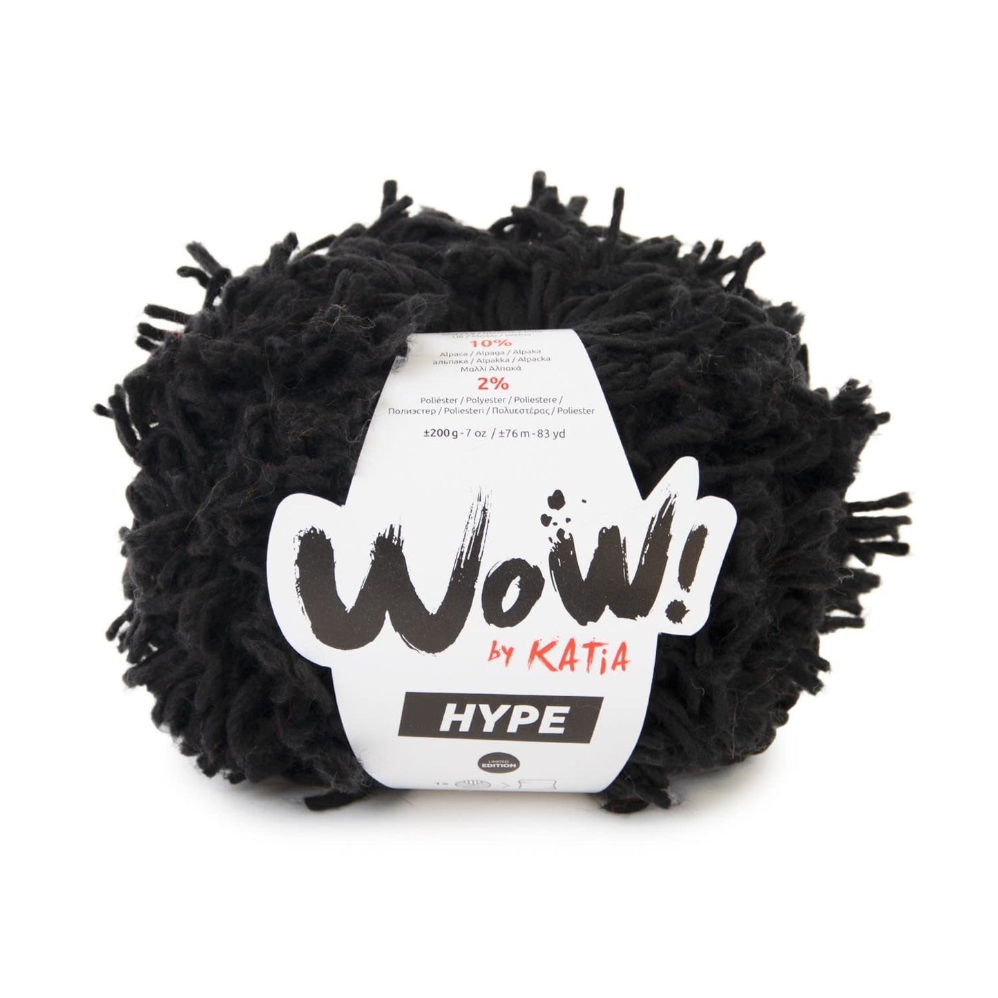 Katia WOW! Hype breigaren in Zwart - duurzaam en comfortabel