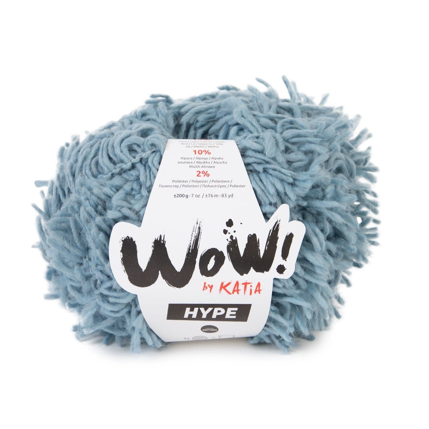 Katia WOW! Hype breigaren in Pastel blauw - levendige kleur voor accessoires