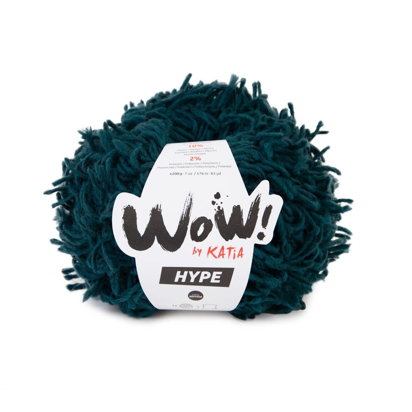 Katia WOW! Hype breigaren in Fles groen - stijlvol voor moderne ontwerpen