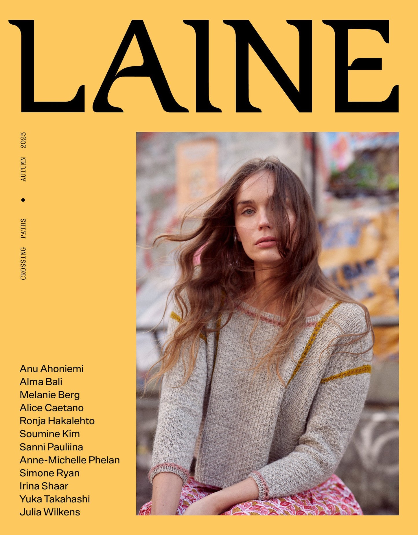 Laine Magazine Issue 26 - luxe brei-tijdschrift met 12 patronen voor herfst en winter