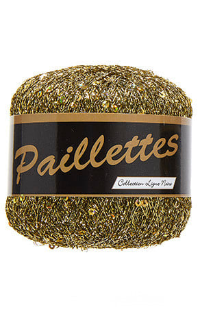 LAMMY Paillettes in goud – stralend breigaren met pailletten voor extra glamour