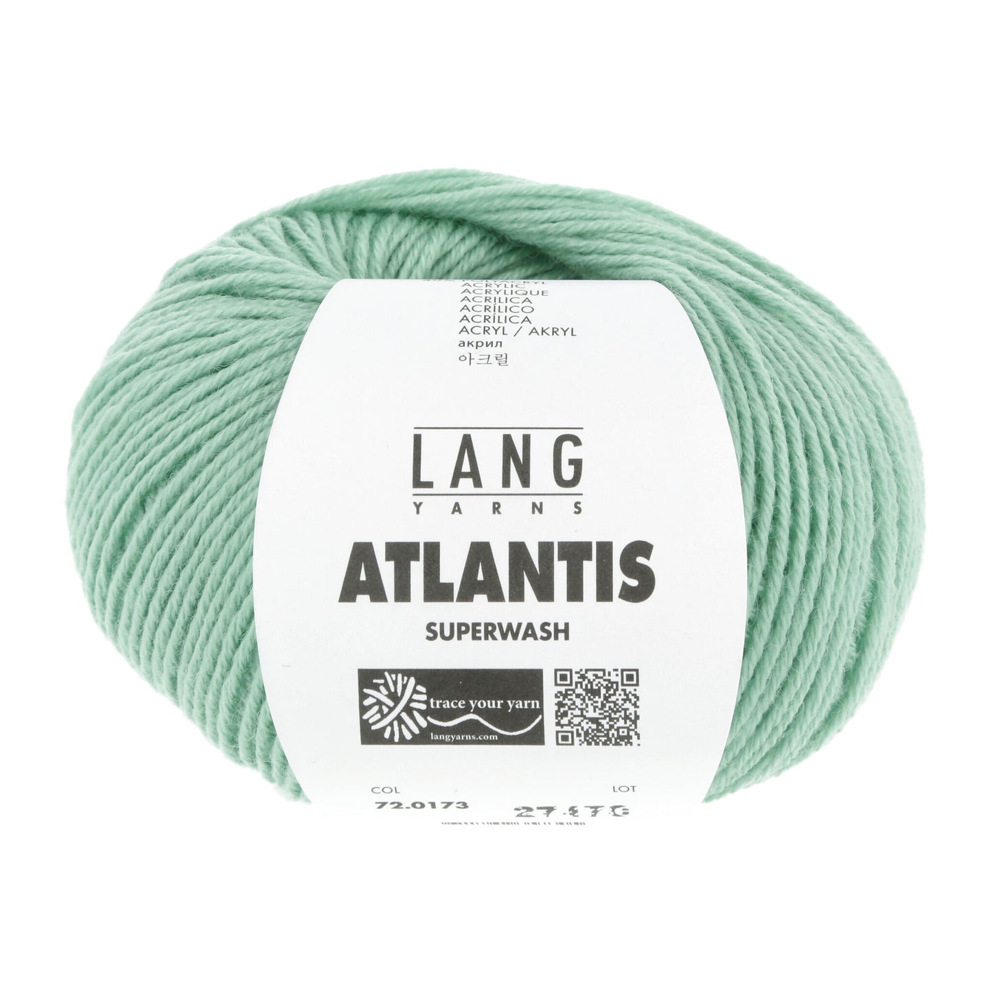 Lang Yarns Atlantis breigaren wit - sterk wol-acryl mengsel voor kinderkleding