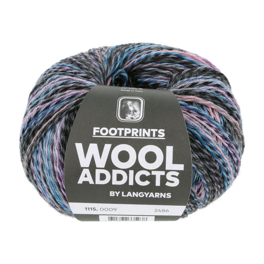 LANG Yarns Footprints sokkenwol kleur 12 - kleurrijk mengsel voor sjaals