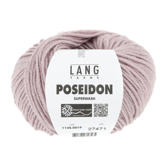 Lang Yarns Poseidon breigaren rosé - veelzijdig garen voor breien en haken