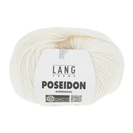 Lang Yarns Poseidon haakgaren gebroken wit - duurzaam garen voor kleding en accessoires
